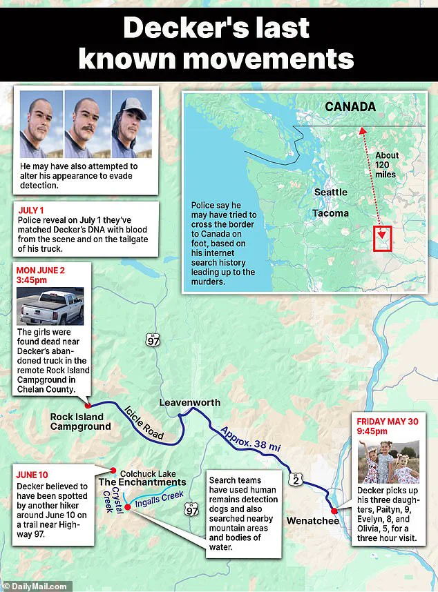 Authorities: Four-Month Search for Travis Decker Yields No Leads in Tragedy of Three Daughters