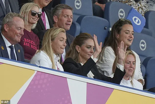 Princess of Wales Celebrates England's Rugby World Cup Victory with Fans at Brighton Stadium