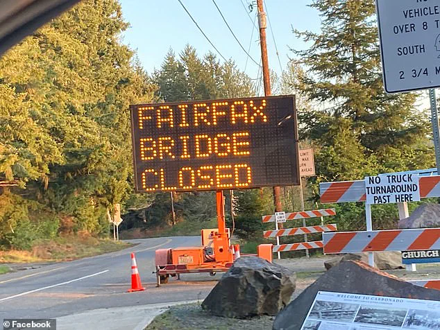 Closure of Aging Fairfax Bridge Sparks Economic Fears in Mount Rainier Region