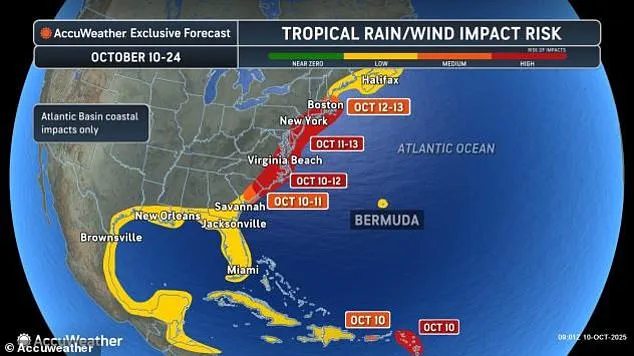Exclusive Insights: Subtropical Storm Karen's Unpredictable Path and the Hidden Risks Along the US East Coast