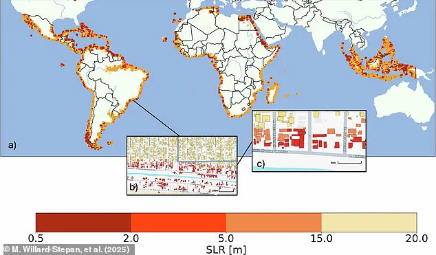 Global South at Risk as Rising Seas Could Submerge Over 100 Million Buildings by 2100, Study Finds