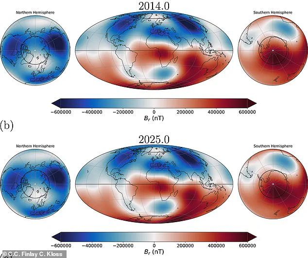 South Atlantic Anomaly's Alarming Expansion Sparks Global Concerns Over Earth's Magnetic Field Stability
