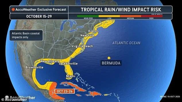 Tropical System Alert Sparks Concerns as 2025 Hurricane Season Enters Final Stretch