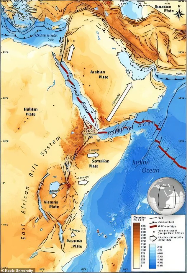 Keele University Study Reveals Africa's Early Stages of Tectonic Splitting into Two Landmasses