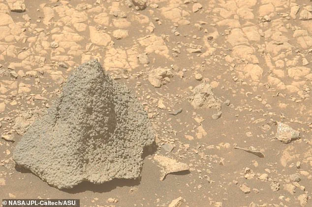 NASA's Perseverance Rover Uncovers Mysterious Sculpted Rock on Mars with Unusual Chemistry