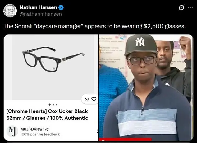 Minnesota Daycare Manager's $2,500 Glasses Spark Controversy Amid Burglary Claims