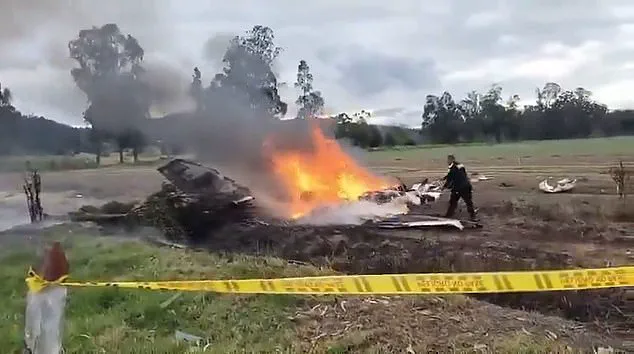 Tragic Air Crash in Colombia's Tundama Province Claims Six Lives, Including Renowned Singer Yeison Jimenez