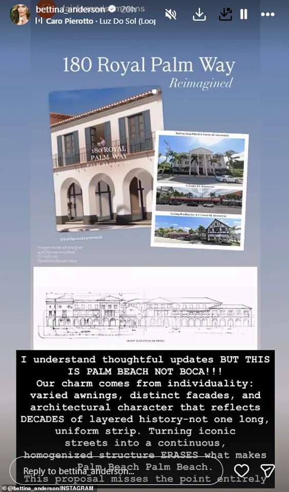Palm Beach Development Controversy: Socialites Fear Loss of Historic Character as Bettina Anderson Rallies Opposition