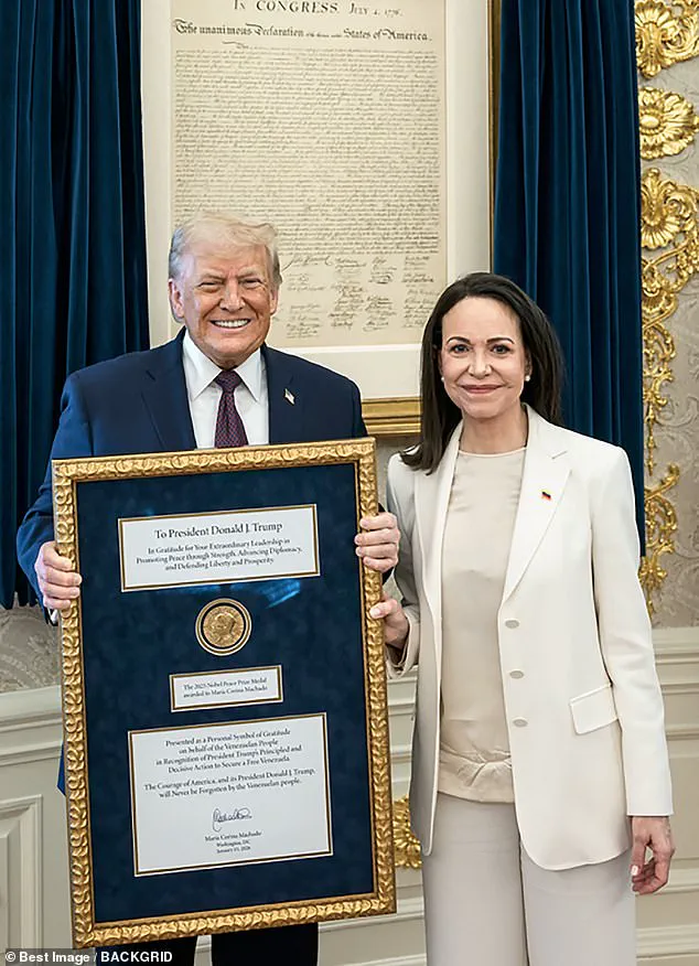 White House Condemns Nobel Foundation After Venezuelan Laureate Presents Medal to Trump, Calling It 'Symbolic Recognition' of His Policies