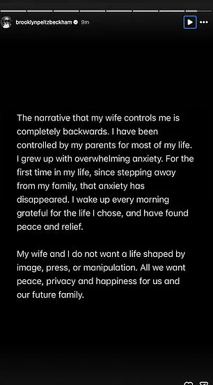 Brooklyn Beckham Shocks Fans with Allegations of Family Feud Threatening His Marriage