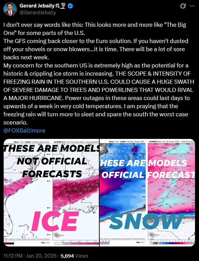 Winter Storm 'The Big One' Brings Record-Breaking Cold and Threat of Power Outages Across Dozens of U.S. States