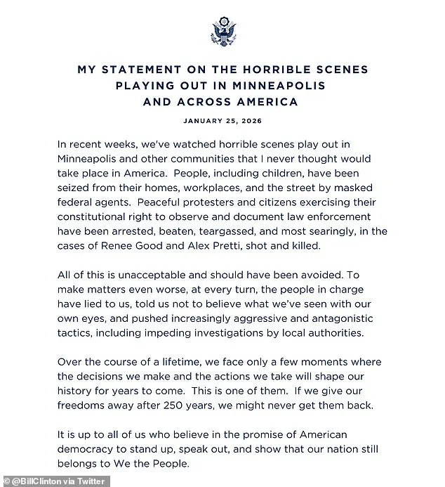 Former Presidents Condemn Trump Administration Amid Minneapolis Shooting Outrage, Sparking Calls for Broader Policy Reckoning