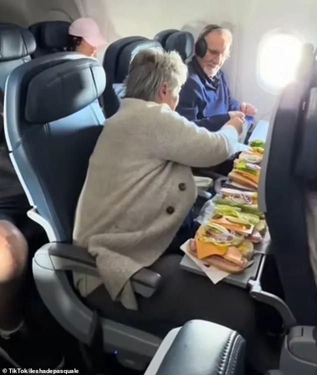 Mother Transforms Flight Cabin into Make-Shift Deli to Feed Family During Five-Hour Journey