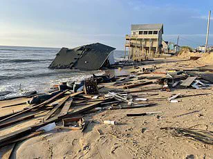Four Homes Collapse into Atlantic as Violent Winter Storm Batters Outer Banks