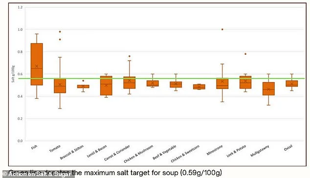 Hidden Danger Lurking in UK's Popular Ready-Made Soups: Excessive Salt Alarms Health Experts