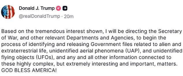 Baba Vanga's Alleged Prediction of Trump's UFO Disclosure Sparks Renewed Interest in Her Legacy
