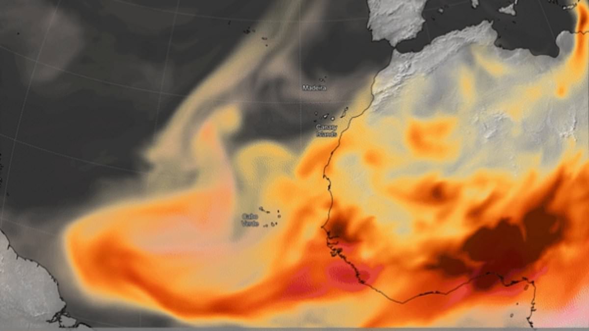 Britain on the Brink of Apocalyptic Red Rain as Saharan Dust Plume Converges with Relentless Storms