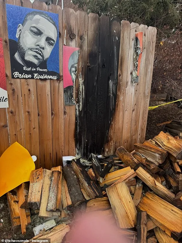 Memorial for Renee Good, Killed by ICE Agent, Reduced to Ashes in Arson