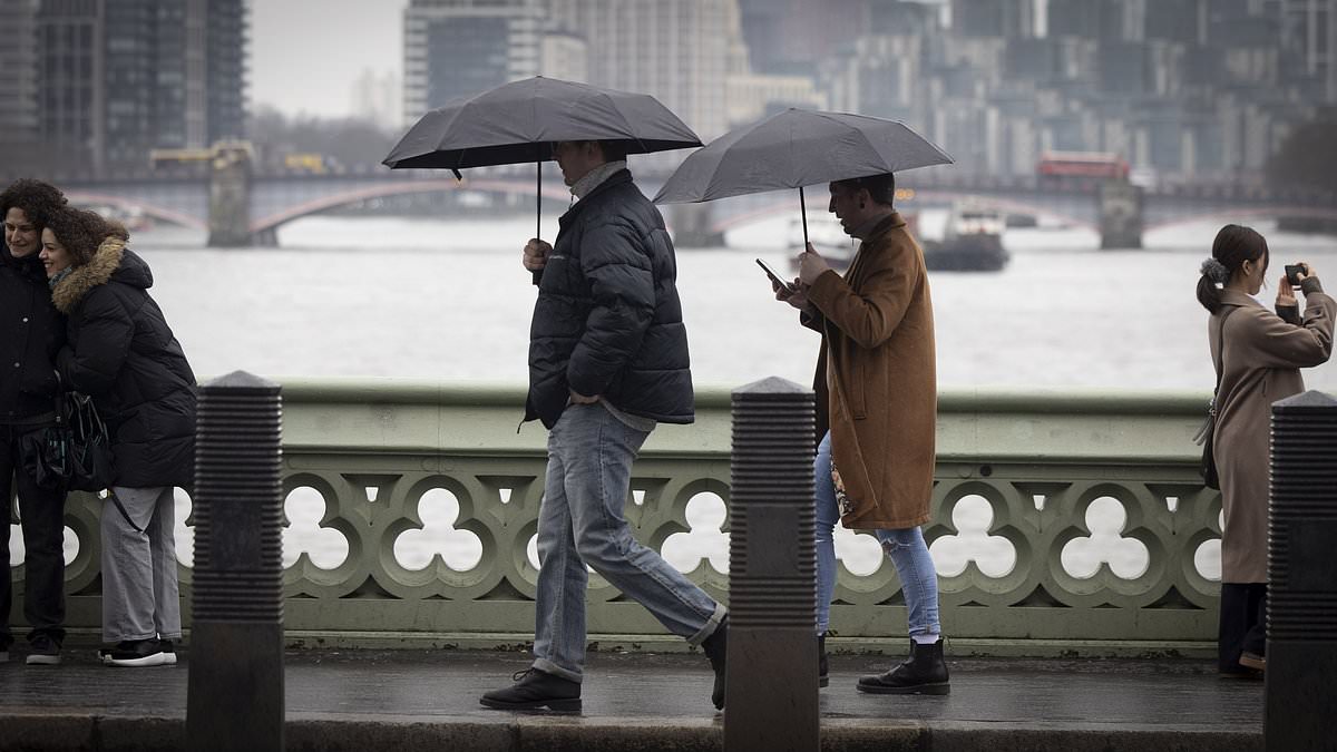 Met Office Warns of Prolonged Rain Until Mid-March, South-West Braces for Flooding