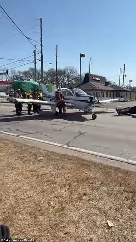 Plane Plummets into Georgia Intersection, Causing Chaos on Busy Highway