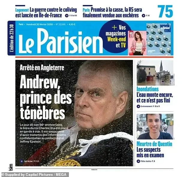 Royal Scandal: Arrest of Andrew Mountbatten-Windsor Ignites Global Reckoning Over Epstein Allegations and Monarchy's 'End of Privilege