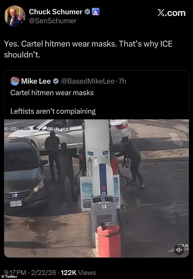 Senator Mike Lee Deletes Post Comparing ICE to Mexican Cartels Amid Democratic Backlash