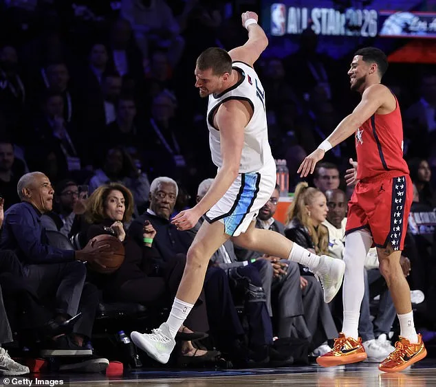Split-Second Save: NBA Stars React as Ball Heads Toward Obama at All-Star Game