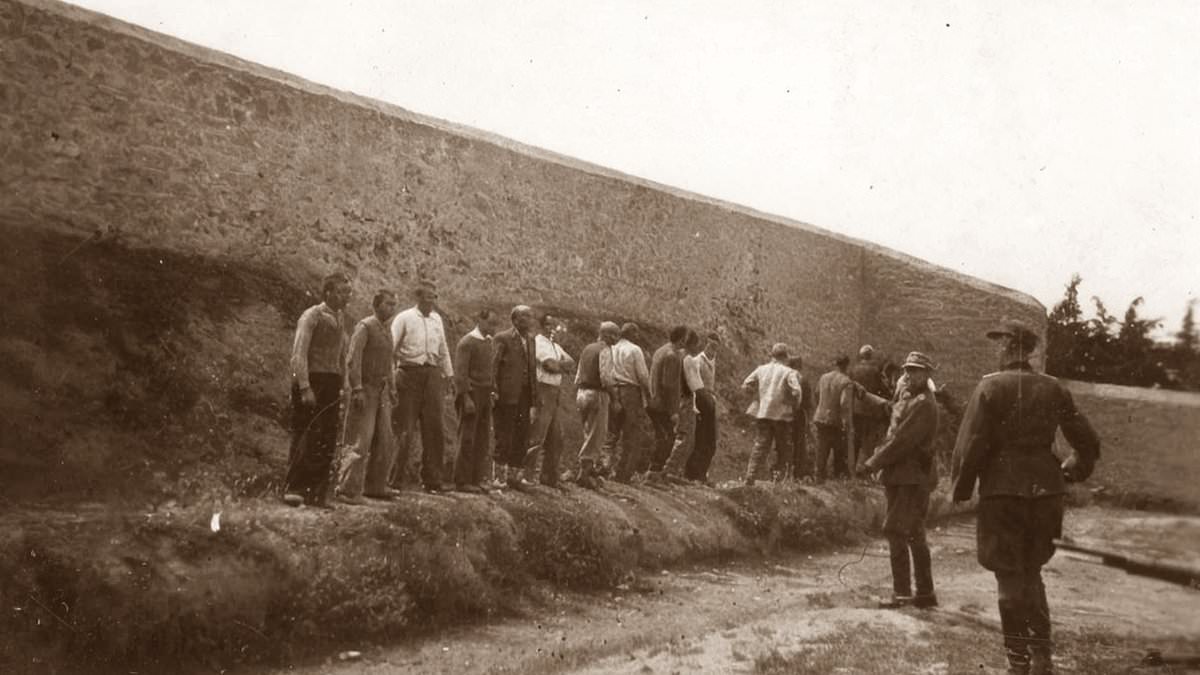 Unseen photos capture final moments of 200 Greek communists executed by Nazis 82 years later