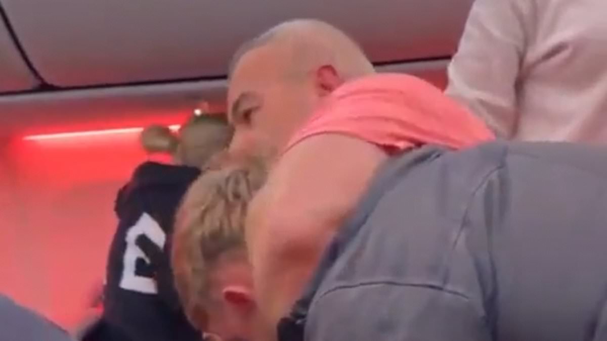 Violent Brawl Erupts on Jet2 Flight, Forcing Diversion to Brussels as Tensions Escalate Over Phone Snatch and Racist Remarks