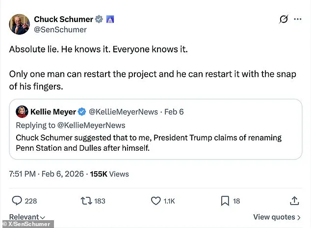 White House Press Secretary's Remarks Accidentally Expose Trump's Falsehood Over Penn Station Renaming