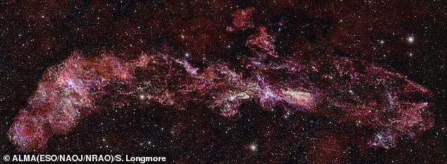 ALMA's Largest Image Uncovers Milky Way's Chemical Tapestry in Extreme CMZ