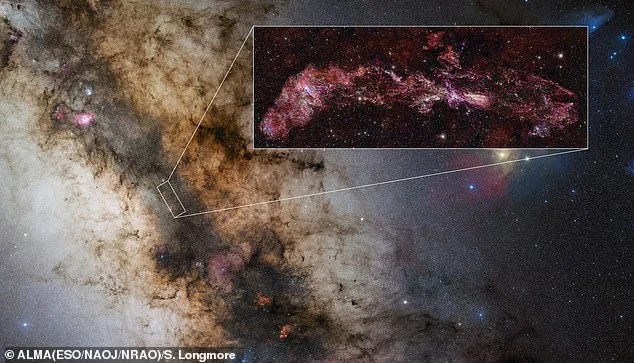 ALMA's Largest Image Uncovers Milky Way's Chemical Tapestry in Extreme CMZ