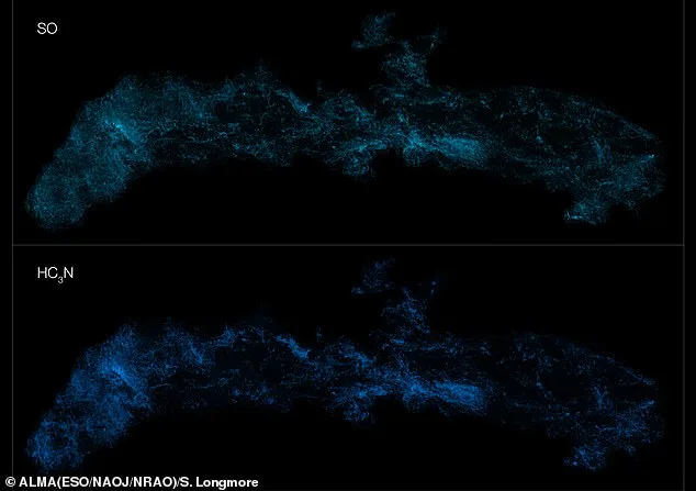 ALMA's Largest Image Uncovers Milky Way's Chemical Tapestry in Extreme CMZ