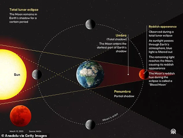 Blood Moon to Light Up Skies: Total Lunar Eclipse on March 3 Offers Spectacular View Across North America