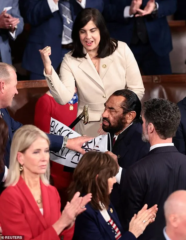 Texas Democrat Al Green Removed From State of the Union Over Protest of Trump's AI Video Depicting Obamas as Primates