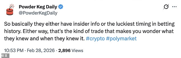 Anonymous Polymarket User's $637k in 30 Days Sparks Controversy Over Iran Bet and Calls for Prediction Market Regulation