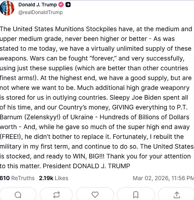 Trump's 'Unlimited Weapons' Claim Amid Iran Tensions Sparks Debate on U.S. Military Strategy and Overreach