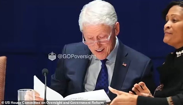 Bill Clinton's Hot Tub Photo Moment in Epstein Deposition Goes Viral