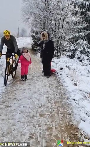 Belgian Father Ordered to Pay Cyclist Compensation After Viral Video of Daughter's Incident