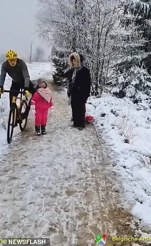 Belgian Father Ordered to Pay Cyclist Compensation After Viral Video of Daughter's Incident