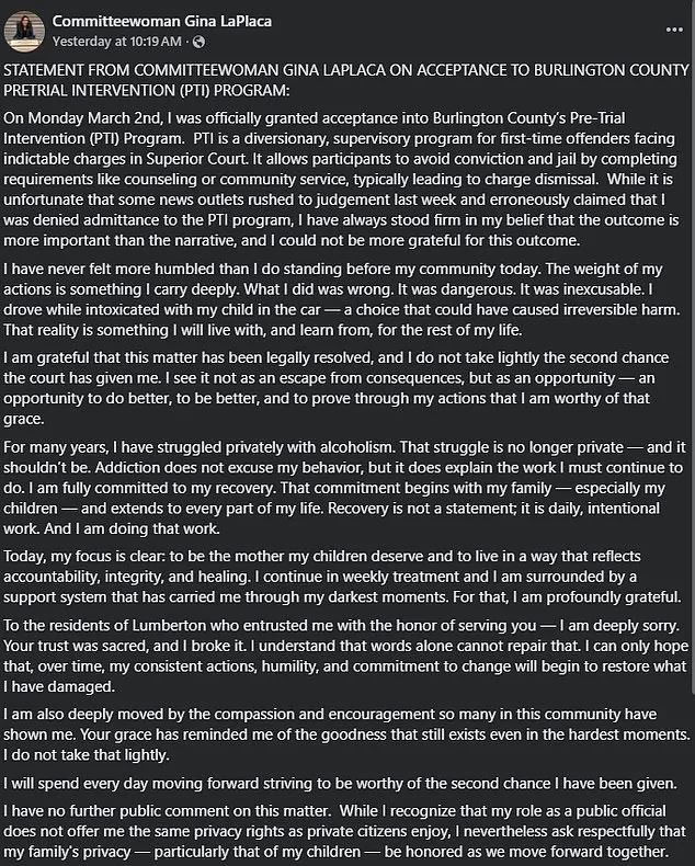 The Fall of a Mayor: How DUI and Child Abuse Charges Ended Gina LaPlaca's Career