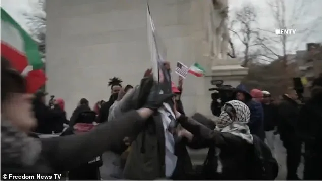 Violent Clash Over Poster During Vigil in NYC's Washington Square Park