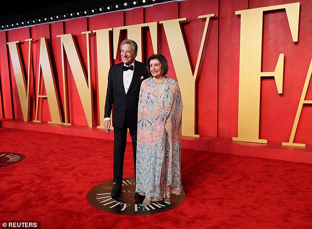 Nancy Pelosi's Surprising Red Carpet Entrance at Vanity Fair Oscars Party Leaves Fans Bewildered