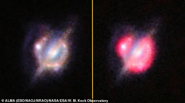 Astronomers Detect Mega-Laser Signal from 8 Billion Light-Year Galaxy System, Challenging Cosmic Models