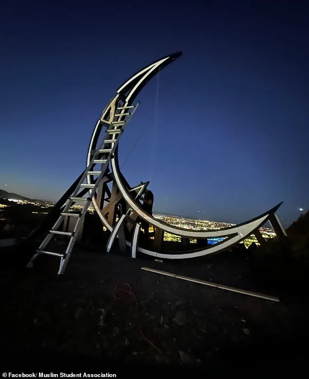 Islamic Crescent Moon Symbol Destroyed in Tempe Amid Ramadan Commemoration