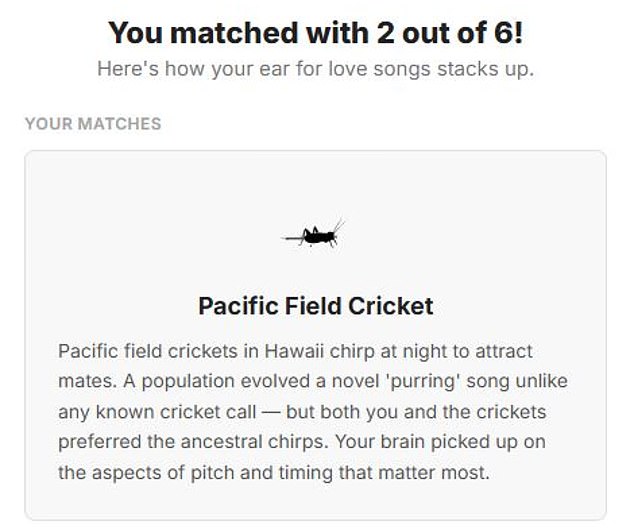 Calls of the Wild Quiz Uncovers Surprising Similarities in Human and Animal Mating Call Preferences