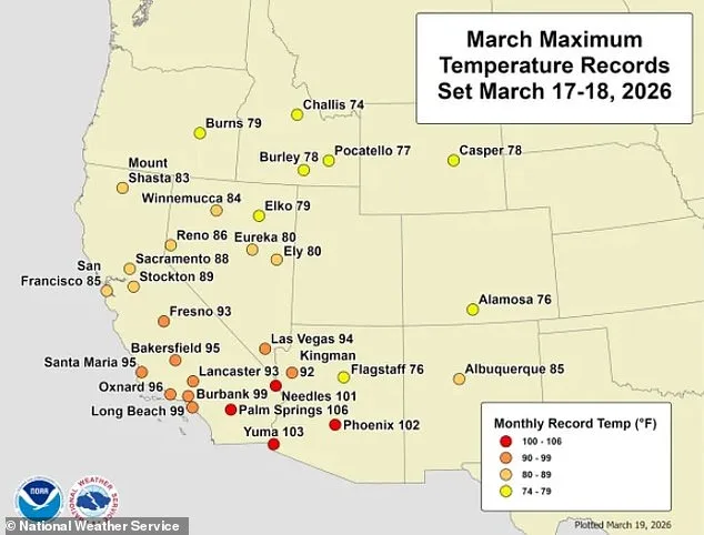 Record-Shattering Heatwave Spreads Eastward, Threatening Millions in 23 States with Temperatures 30°F Above Average