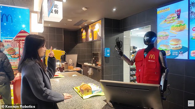 Humanoid Robots Serve Meals and Entertain Customers in Shanghai McDonald's Trial