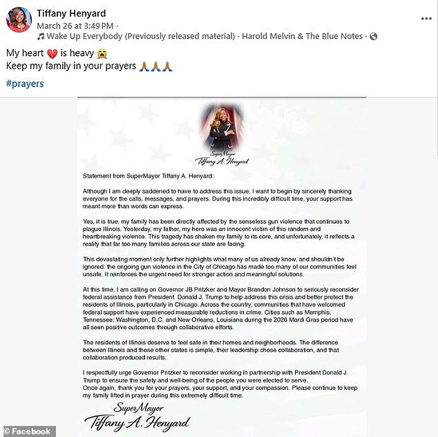 Daughter of Shooting Victim Pleads for Gun Violence Solutions in Chicago