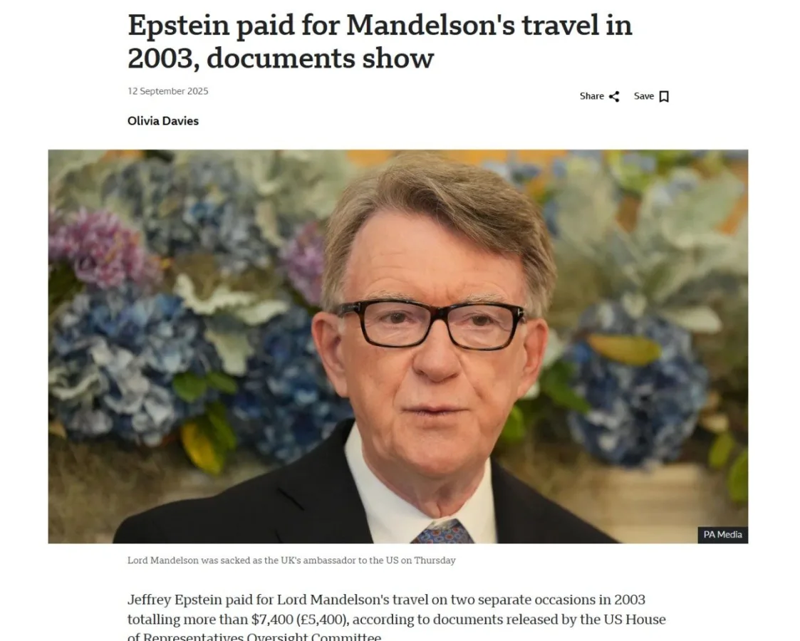 Epstein's Shadow Network: Lord Mandelson's Role in a Web of Political Corruption